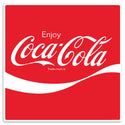 Coca-Cola Enjoy Wave Wall Decal Sticker 70s Style