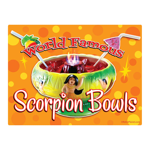 Famous Scorpion Bowls Mini Vinyl Sticker