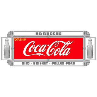 Drink Coca-Cola Barbecue Deco Bottles Metal Sign