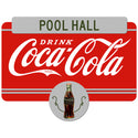 Coca-Cola Pool Hall Marquee Metal Sign 1930s Style