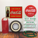 Coca-Cola Ice Cold Sold Here Metal Sign