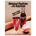 Have a Coke National Pastime Baseball Decal