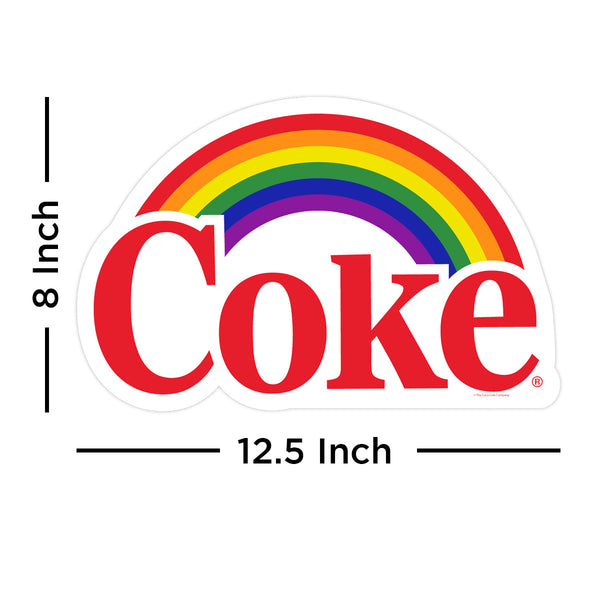 Coke Logo Rainbow LGBTQ Pride Vinyl Decal