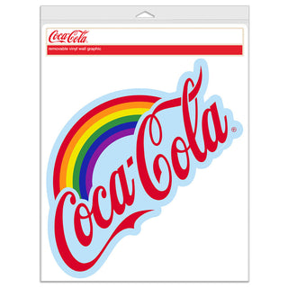 Coca-Cola Script Logo Rainbow LGBTQ Pride Vinyl Decal