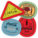 Coca-Cola Atlanta GA Highway to Anywhere Vinyl Sticker Set of 4