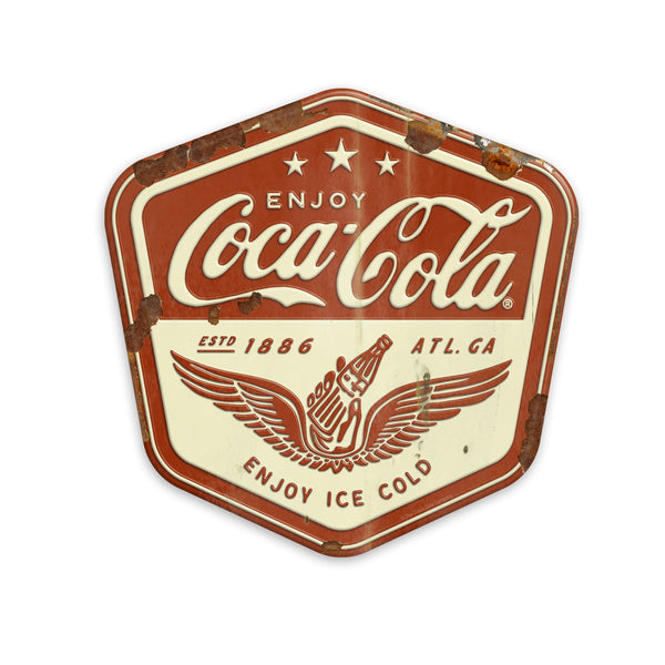 Enjoy Coca-Cola Wings Logo Decal
