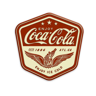 Enjoy Coca-Cola Wings Logo Decal