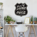 Drink Coca-Cola Highway to Anywhere Decal