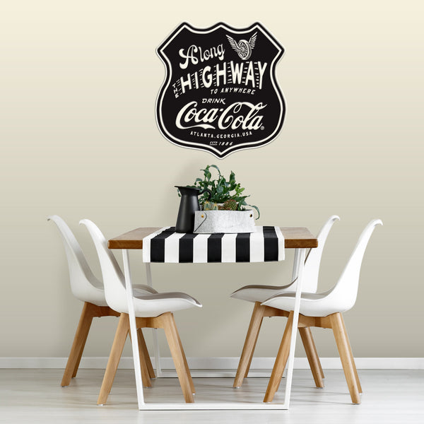 Drink Coca-Cola Highway to Anywhere Decal