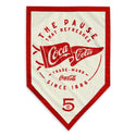 Coca-Cola Pause That Refreshes Pennant Style Decal