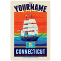 Connecticut State Pride Personalized Decal