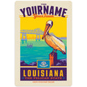 Louisiana State Pride Personalized Decal