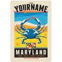 Maryland State Pride Personalized Decal