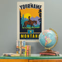 Montana State Pride Personalized Decal