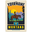 Montana State Pride Personalized Decal