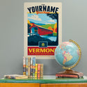 Vermont State Pride Personalized Decal