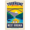 West Virginia State Pride Personalized Decal