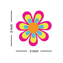 Mod Flower 60s Style Mini Vinyl Sticker #2