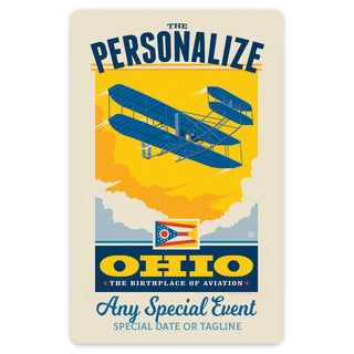 Ohio State Pride Personalized Vinyl Sticker Set of 40