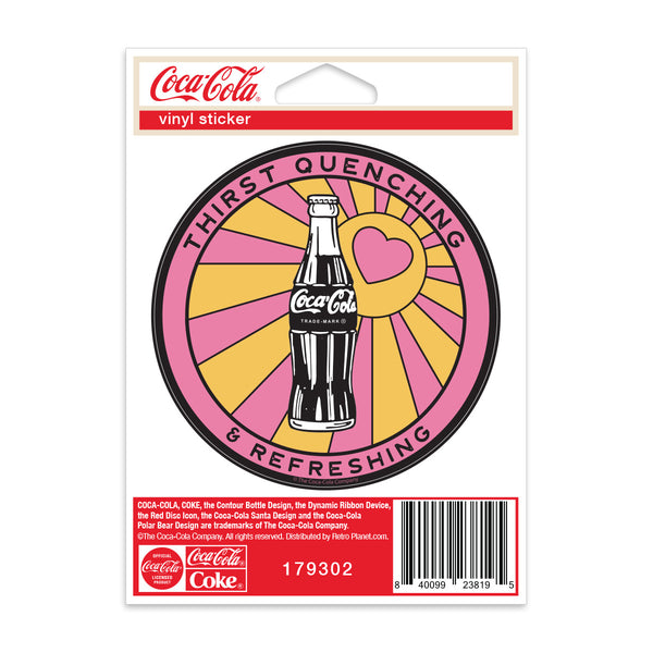 Thirst Quenching Coca-Cola Mini Vinyl Sticker