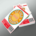 Ice Cold Sunshine Mini Vinyl Sticker