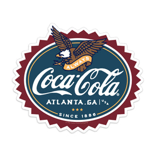 Always Coca-Cola Eagle Mini Vinyl Sticker