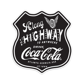 Coca-Cola Highway to Anywhere Mini Vinyl Sticker