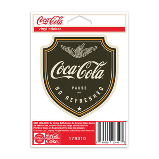 Coca-Cola Go Refreshed Wings Logo Mini Vinyl Sticker