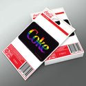 Coke Rainbow LGBTQ Pride Black Mini Vinyl Sticker