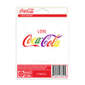 Love Coca-Cola Rainbow LGBTQ Pride Mini Vinyl Sticker