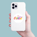 Love Coca-Cola Rainbow LGBTQ Pride Mini Vinyl Sticker