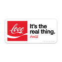 Coke Love Real Thing LGBTQ Pride Mini Vinyl Sticker