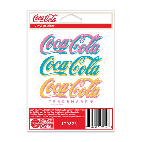 Coca-Cola Trademark Mini Vinyl Sticker