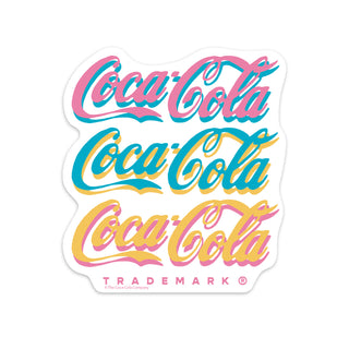 Coca-Cola Trademark Mini Vinyl Sticker