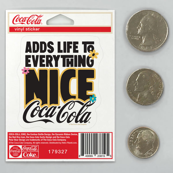 Coca-Cola Adds Life Mini Vinyl Sticker