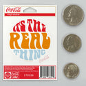 Coca-Cola Real Thing Retro Mini Vinyl Sticker