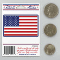 USA Flag Patriotic Mini Vinyl Sticker