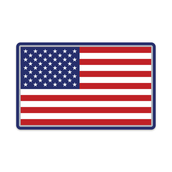 USA Flag Patriotic Mini Vinyl Sticker
