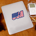USA Flag Letters Patriotic Vinyl Sticker