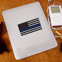 Thin Blue Line Police USA Flag Patriotic Vinyl Sticker