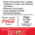Coca-Cola Script Rainbow Outline Vinyl Sticker