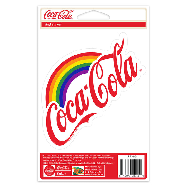 Rainbow Pride Coca-Cola Vinyl Sticker