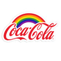 Rainbow Pride Coca-Cola Vinyl Sticker