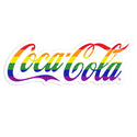 Coca-Cola Script Rainbow LGBTQ Pride Vinyl Sticker