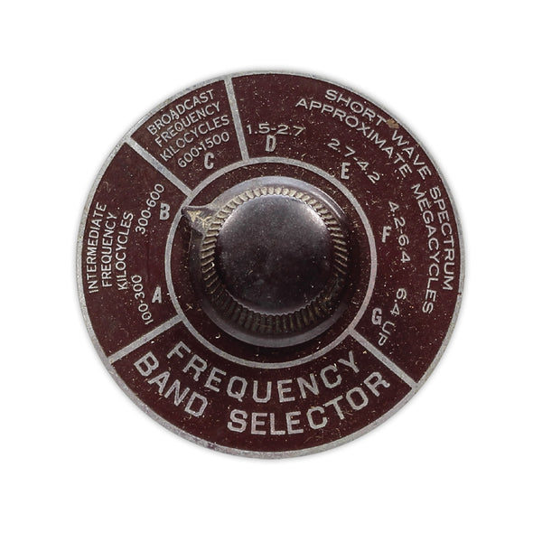 Frequency Band Selector Steampunk Mini Vinyl Sticker