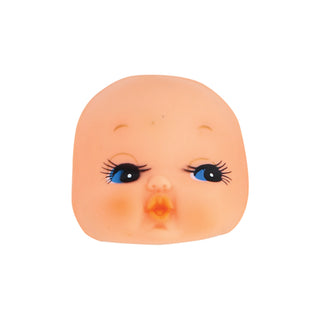 Creepy Doll Head Kissy Face Mini Vinyl Sticker