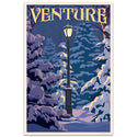 Venture Beyond the Wardrobe Winter Lamppost Decal
