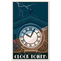 Hill Valley Clock Tower Time Travel Movie Decal