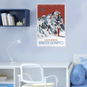 Martian Winter Olympics Robot Decal