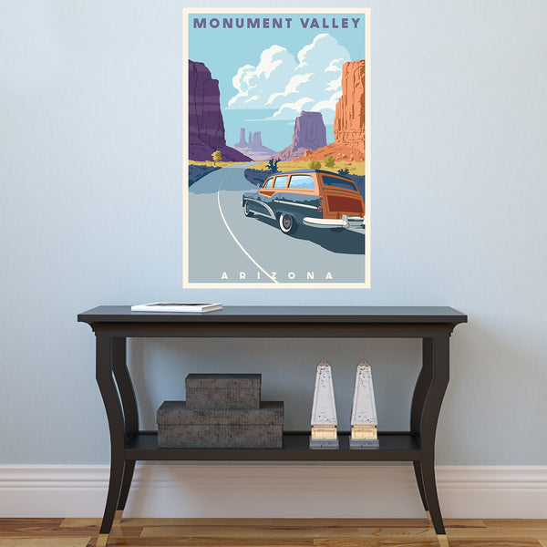 Monument Valley Arizona Vacation Car Travel Decal
